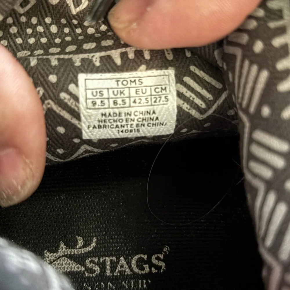 Men's Black and Gray Lace-Up Tom boots - Picture 6 of 6